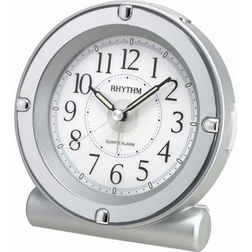 Rhythm Blue round super silent alarm clocks